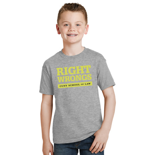 Youth Grey T-Shirt-Right Wrongs