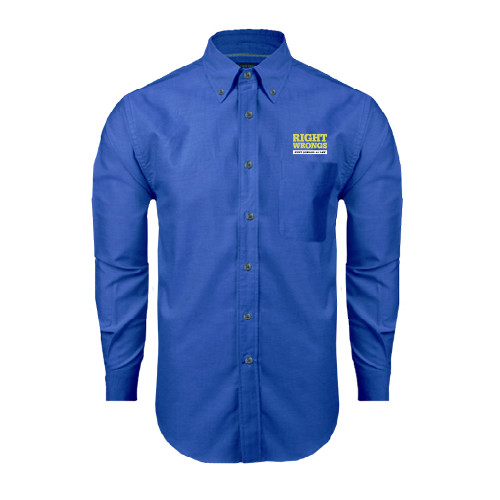 Royal Oxford Long Sleeve Shirt-Right Wrongs
