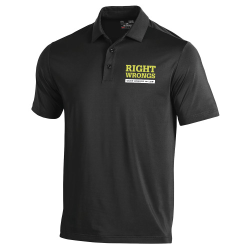 Under Armour Black Performance Polo-Right Wrongs