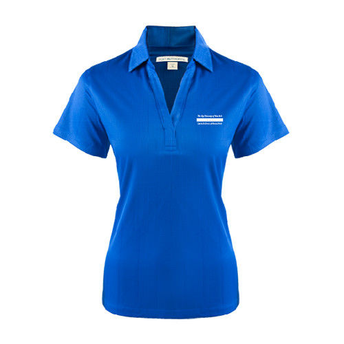 Womens Royal Performance Fine Jacquard Polo-Official Logo