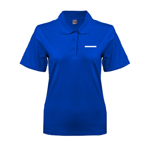 Womens Silk Touch Royal Pique Polo-CUNY School of Law