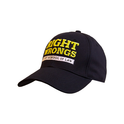 Navy Structured Adjustable Pro Style Hat-Right Wrongs