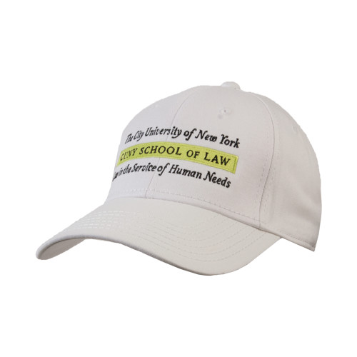 White Structured Adjustable Pro Style Hat-Official Logo