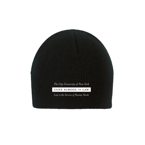 Black Knit Beanie-Official Logo