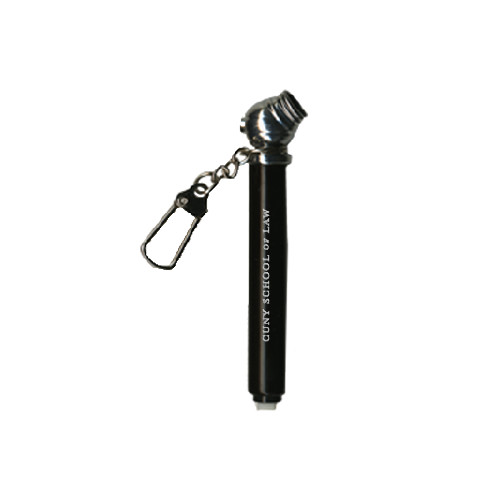 Mini Black Tire Gauge/Keychain-CUNY School of Law Engraved