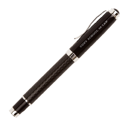 Luna Black Rollerball Pen-CUNY School of Law Engraved