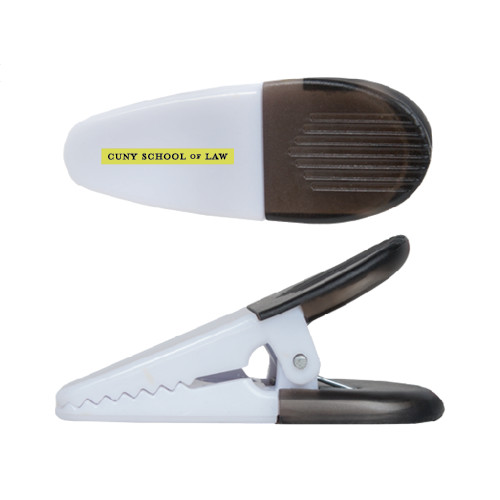 White Crocodile Clip/Magnet-CUNY School of Law