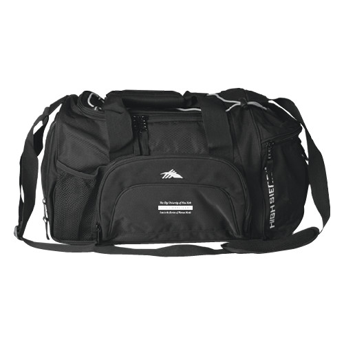 High Sierra Black Switch Blade Duffel-Official Logo