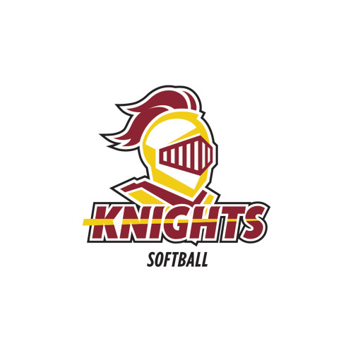  Medium Decal - Knights Softball Stacked