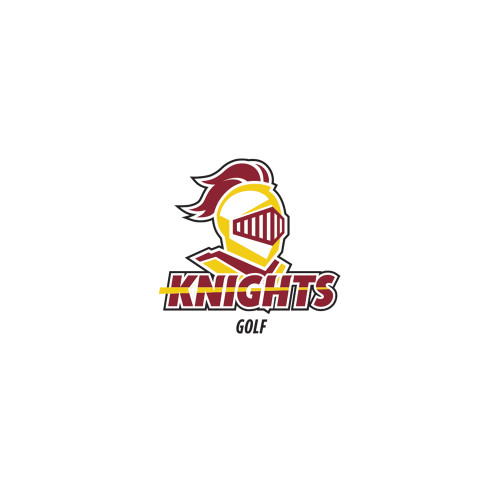  Extra Small Decal - Knights Golf Stacked
