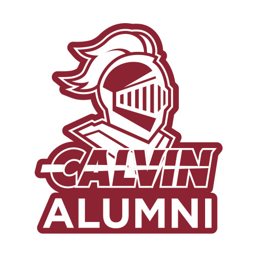 Calvin University Sticker Knights Institutional Logo Car Decal Heavy ...