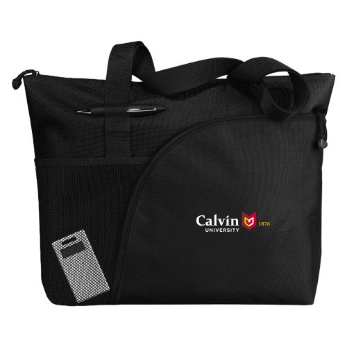  Excel Black Sport Utility Tote - University Logo 1876 Horizontal