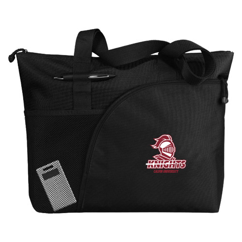  Excel Black Sport Utility Tote - Calvin University Knights - 150th Anniversary