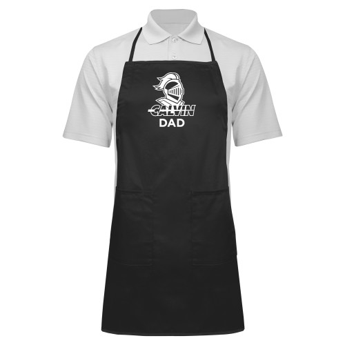  Full Length Black Apron - Dad Knight Calvin