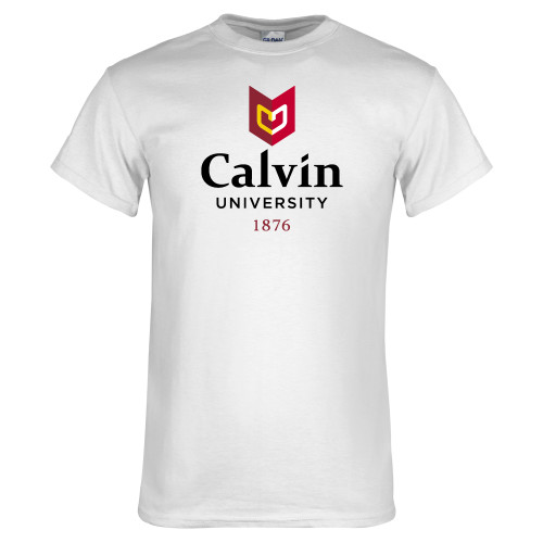 Calvin Univ White T Shirt