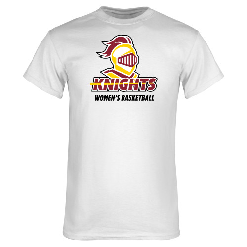  White T Shirt - Calvins Womens Basketball Stacked