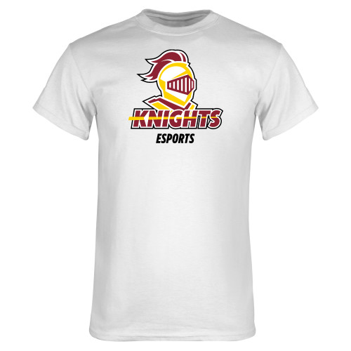  White T Shirt - Calvins Esports Stacked
