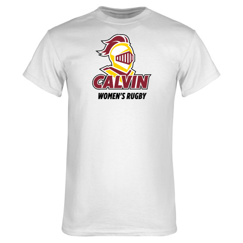  White T Shirt - Calvins Womens Rugby Stacked