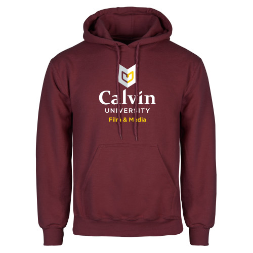  Maroon Fleece Hoodie - Film and Media