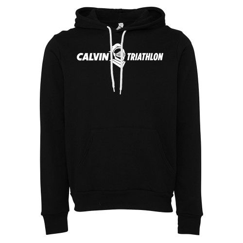  Bella + Canvas Black Fleece Hood - Triathlon Horizontal