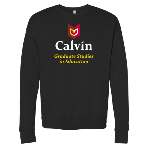  Bella + Canvas Black Fleece Crew - Graduate Studies in Education