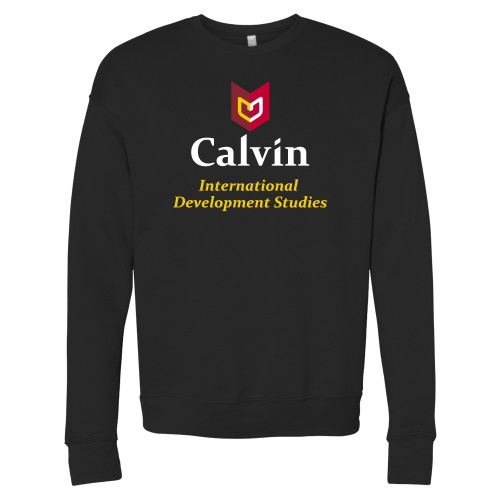  Bella + Canvas Black Fleece Crew - International Development Studies