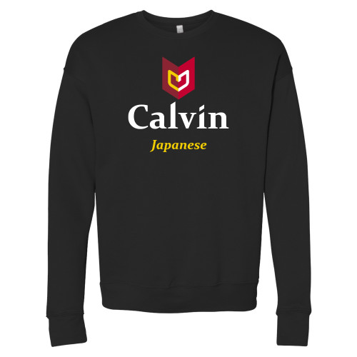  Bella + Canvas Black Fleece Crew - Japanese