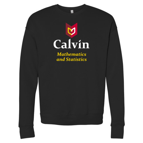  Bella + Canvas Black Fleece Crew - Mathematics and Statistics