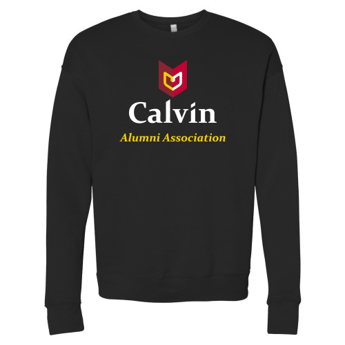  Bella + Canvas Black Fleece Crew - Alumni Association