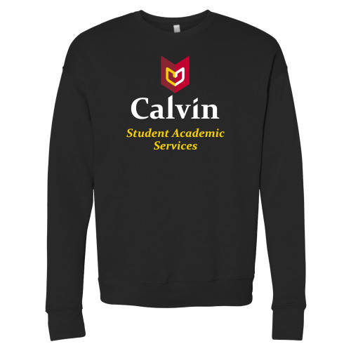  Bella + Canvas Black Fleece Crew - Student Academic Services