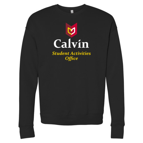  Bella + Canvas Black Fleece Crew - Student Activities Office