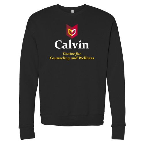  Bella + Canvas Black Fleece Crew - Center for Counseling and Wellness