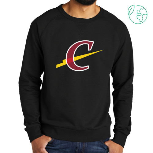  Allmade Black Organic French Terry Crewneck Sweatshirt - Athletic C
