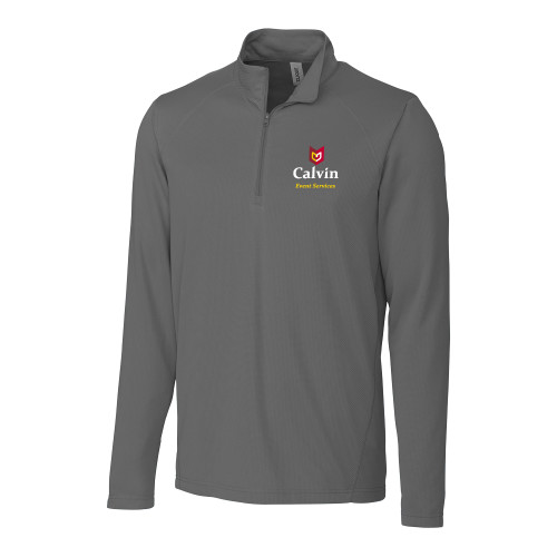  C&B Titan Grey Clique Ice Pique Half Zip - Event Services