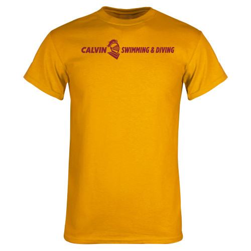  Gold T Shirt - Swimming and Diving Horizontal