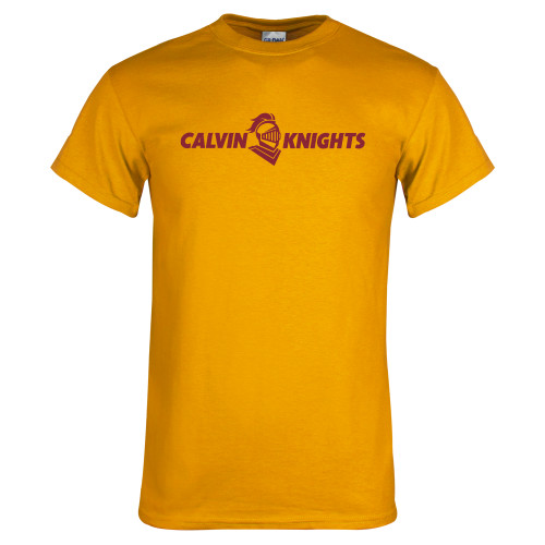  Gold T-Shirt - Calvin Knights One Line
