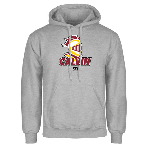  Grey Fleece Hoodie - Calvins Ski Stacked