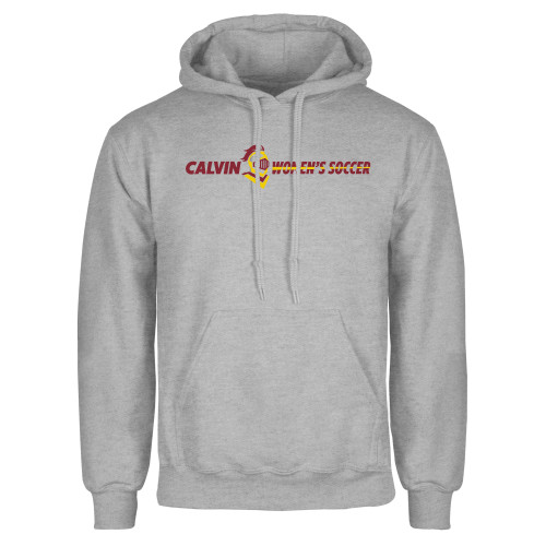  Grey Fleece Hoodie - Calvins Womens Soccer Horizontal