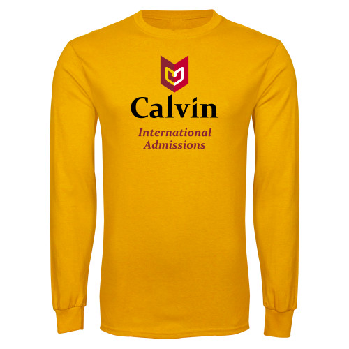  Gold Long Sleeve T Shirt - International Admissions