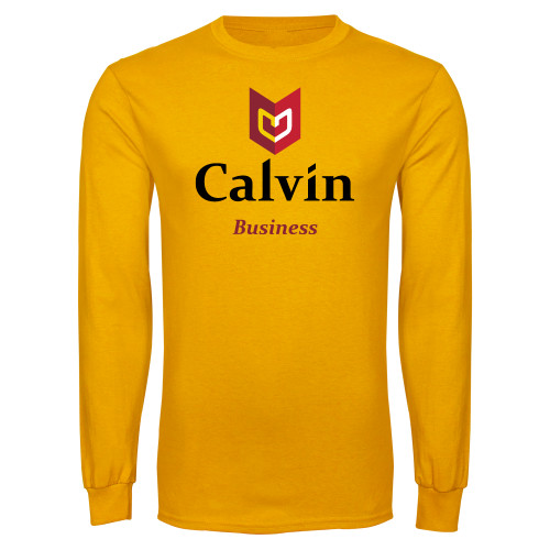  Gold Long Sleeve T Shirt - Business