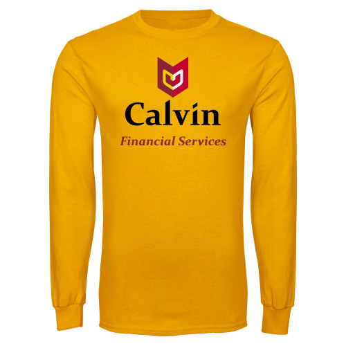  Gold Long Sleeve T Shirt - Financial Services