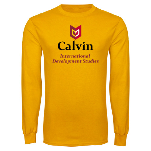  Gold Long Sleeve T Shirt - International Development Studies