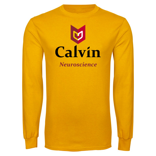 Gold Long Sleeve T Shirt - Neuroscience