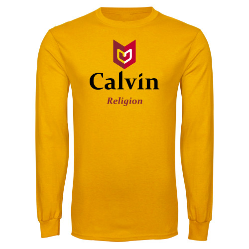  Gold Long Sleeve T Shirt - Religion