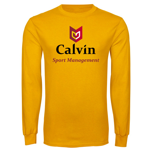  Gold Long Sleeve T Shirt - Sport Management