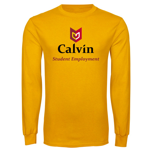  Gold Long Sleeve T Shirt - Student Employment