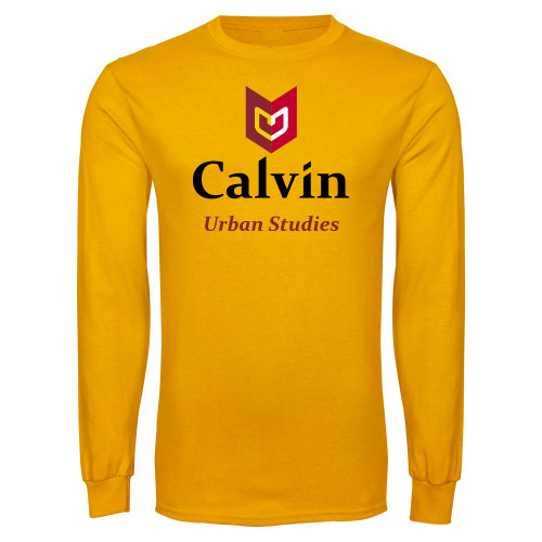  Gold Long Sleeve T Shirt - Urban Studies