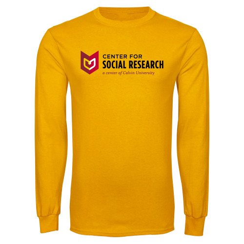  Gold Long Sleeve T Shirt - Center for Social Research