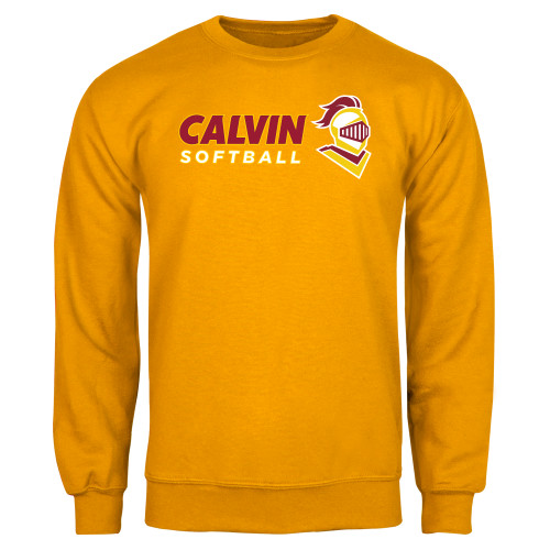  Gold Fleece Crew - Calvins Softball Horizontal