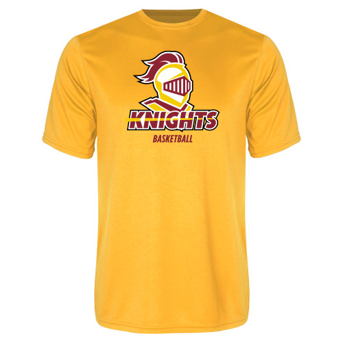  Gold Performance Tee - Basketball Stacked
